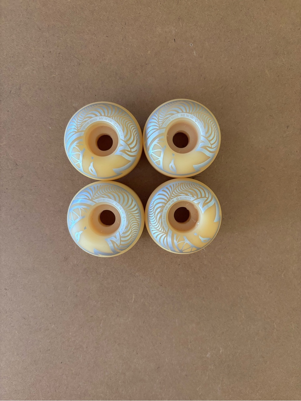 Spitfire Ride The Fire 54mm Skateboard Wheels - Set of 4 New never used